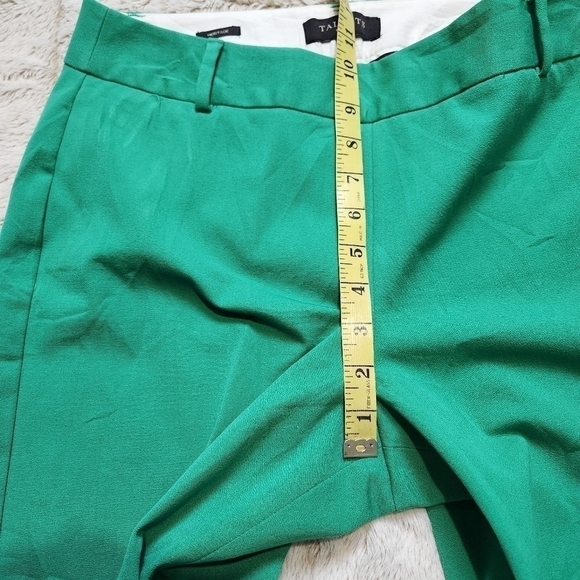 Capri Cotton blend Green color Slim fit Size 8p TALBOTS - Picture 11 of 13